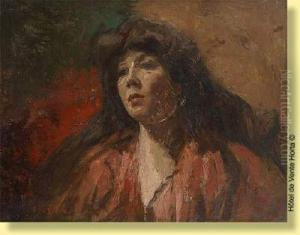 Portrait Presume D'alice Plateau Oil Painting by Alfred Bastien