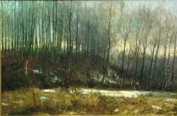 Sous Bois Oil Painting by Alfred Bastien