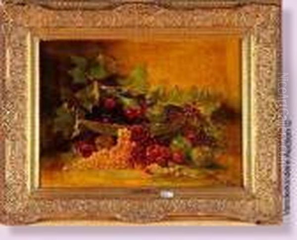 Nature Morte Aux Fruits Oil Painting by Hubert Bellis