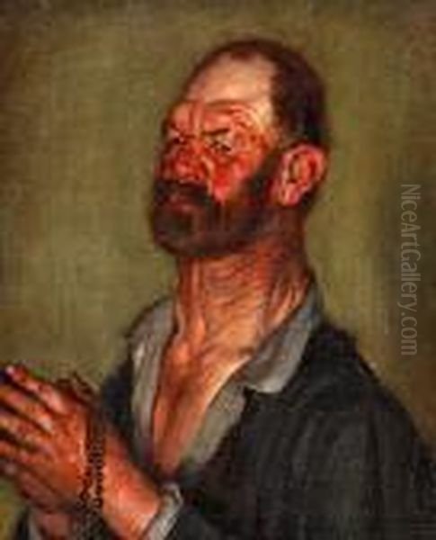 El Montanes Oil Painting by Federico Beltran-Masses