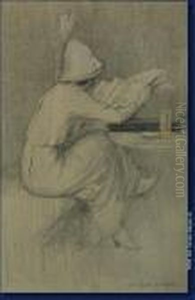 La Lecture Oil Painting by Emile Berchmans