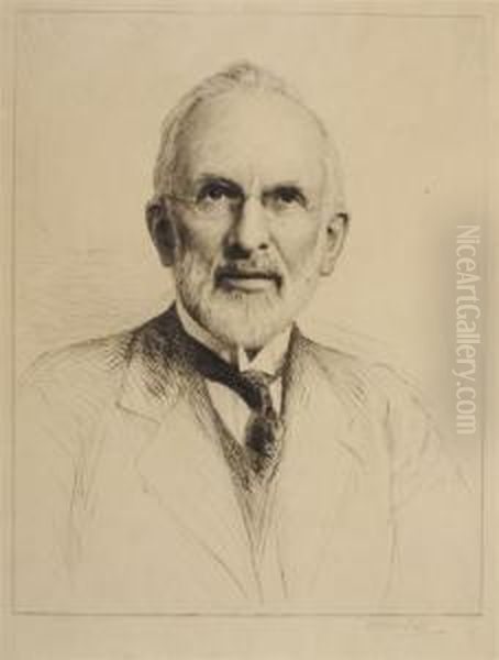 Portrait Of A Man Oil Painting by William Henry Warren Bicknell