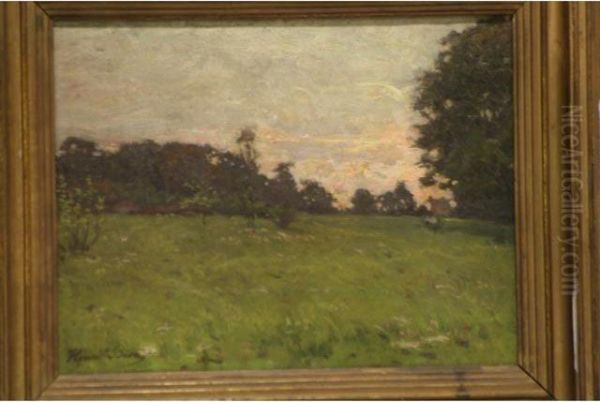 Paysage Oil Painting by Henri Biva