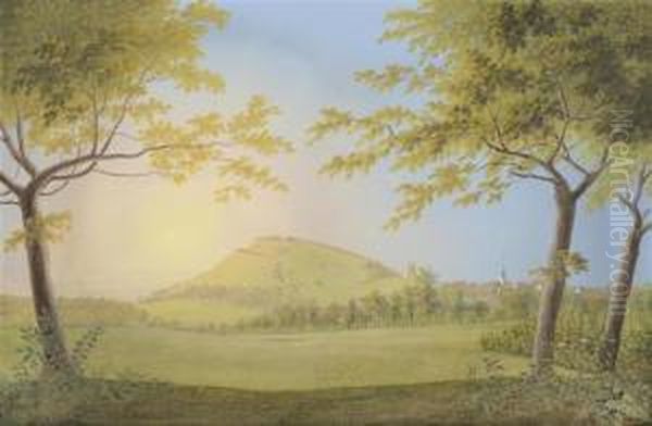 The Au Peninsula Oil Painting by Ludwig Bleuler