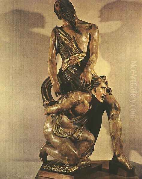 The Sacrifice of Isaac Oil Painting by Alonso Berruguette