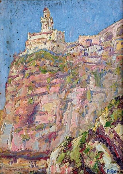 Vue De Constantine Oil Painting by Primitif Bono