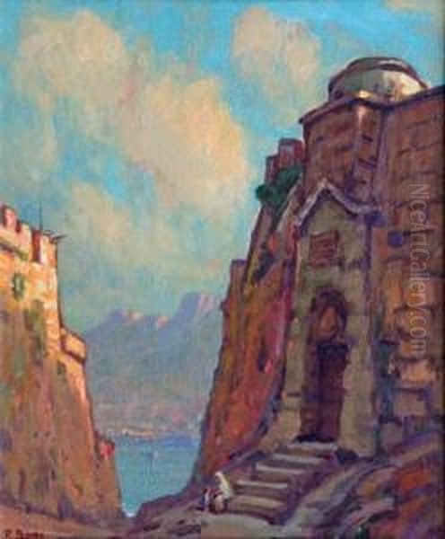 Le Vieux Fort, A Mers-el-kebir Oil Painting by Primitif Bono