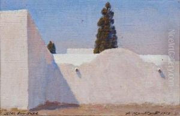 Sidi Bou Said Oil Painting by Bernard Boutet De Monvel