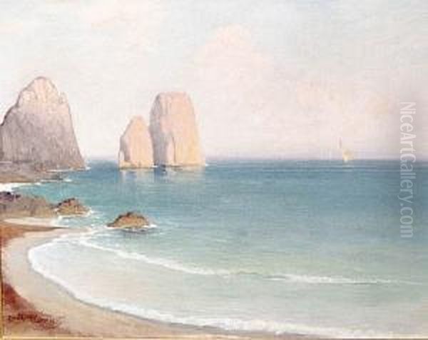 Capri (1925) Oil Painting by Roman Bratkowski