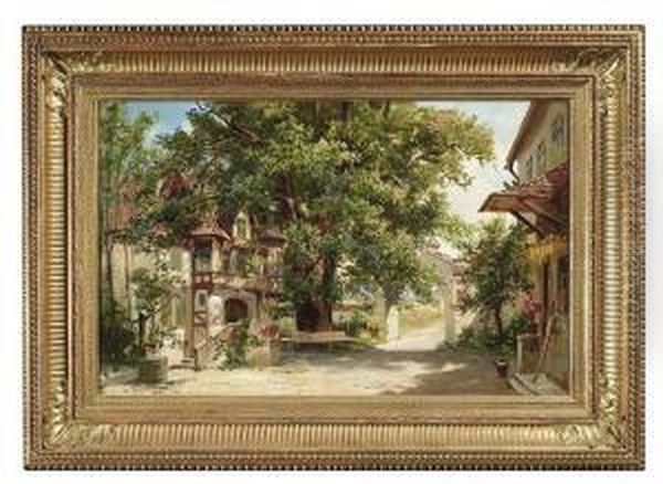 Summery Estate With A Timbered 
House, Assumedly Project For The Opera 