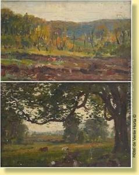 Paysages. Oil Painting by Jean Brusselmans