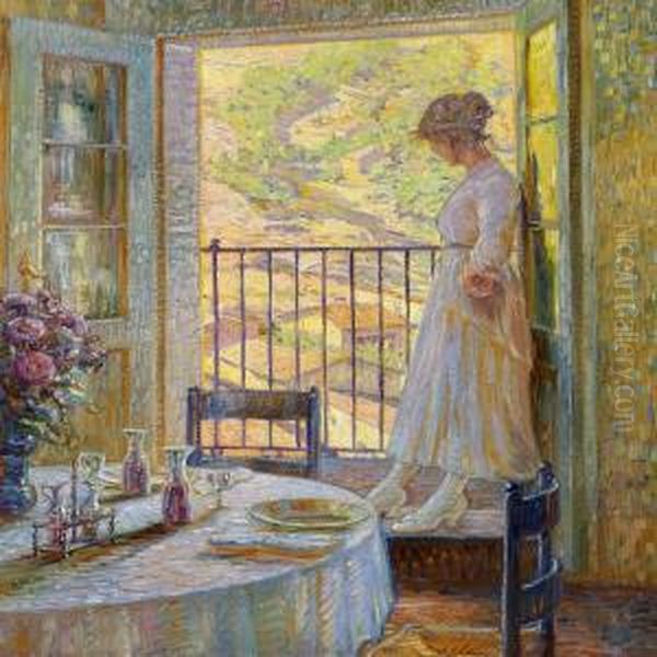 In Deep Thoughts Oil Painting by Carl Budtz-Moller