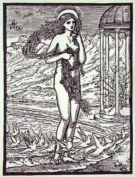 Venus Oil Painting by Sir Edward Coley Burne-Jones