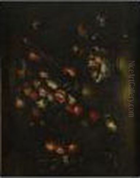 Par De Bodegones De Flores Oil Painting by Margherita Caffi