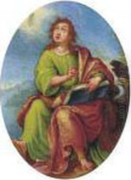 Saint John The Evangelist Oil Painting by Denys Fiammingo Calvaert