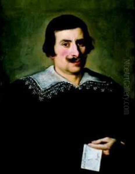 Ritratto Del Conte Marcello Cavalieri Oil Painting by Carlo Ceresa