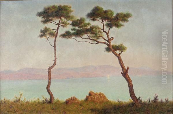 Vue Desaint-aygulf Oil Painting by Maurice Chabas