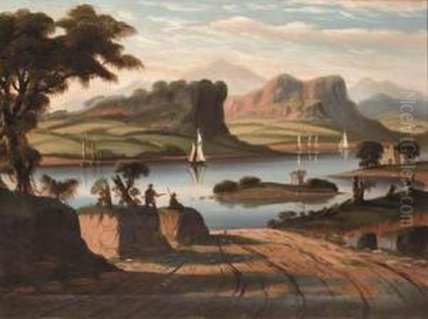 Chambers, Circa 1850 Oil Painting by Thomas Chambers