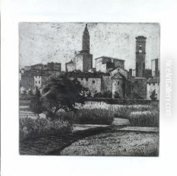Pistoia Oil Painting by Francesco Chiappelli