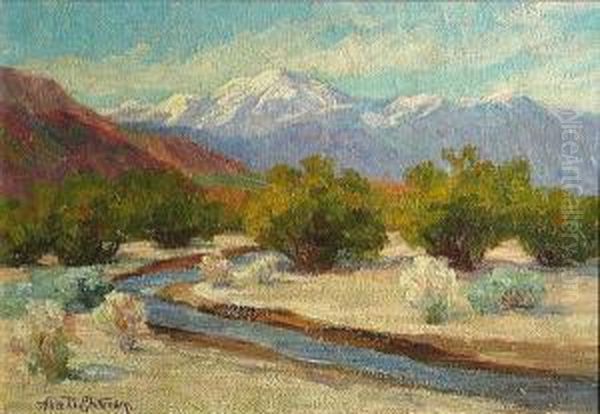 Desert Stream Oil Painting by Alice Brown Chittenden