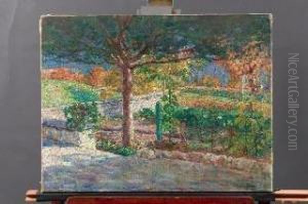 Giardino In Fiore Oil Painting by Giovanni Battista Ciolina