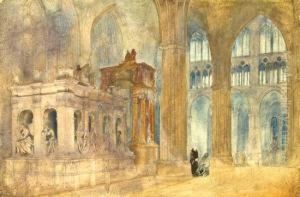 Interior Of Saint Denis, Paris