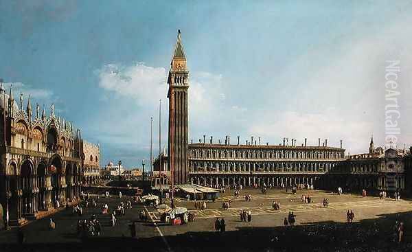 Piazza San Marco, Venice, c.1732 Oil Painting by (Giovanni Antonio Canal) Canaletto