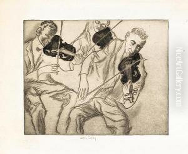 Musicians Oil Painting by John Copley