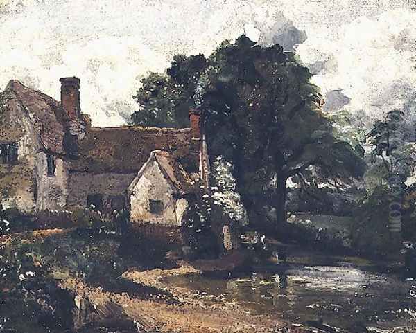 Willy Lott's House, 1816 Oil Painting by John Constable