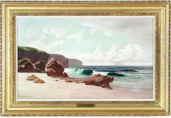 Sea Painting, Beach Rodeo Cove Oil Painting by Gordon Coutts