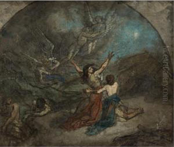 Study For Stella Maris Oil Painting by Thomas Couture