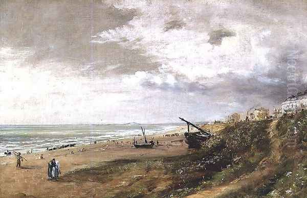 Hove Beach Oil Painting by John Constable