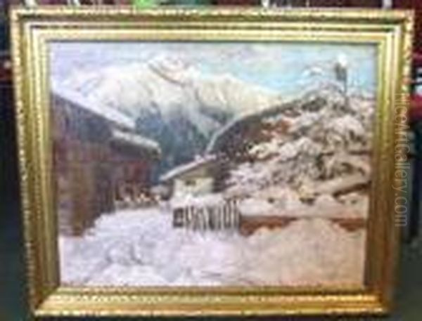 Robert Franz Curry Painting Oil Painting by Robert Franz Curry