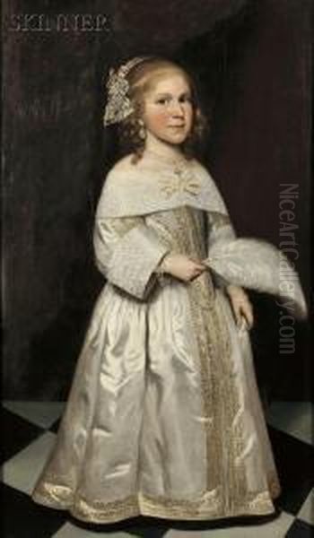 Portrait Of A Young Girl Oil Painting by Jacob Gerritsz. Cuyp