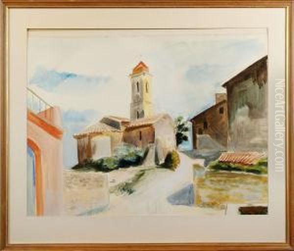 Rue De Vallonnet Oil Painting by Ewald Albin Filip Dahlskog