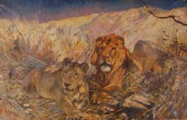 Thelair Oil Painting by Thomas C. S. Benham