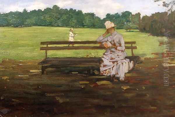 Prospect Park, Brooklyn Oil Painting by William Merritt Chase