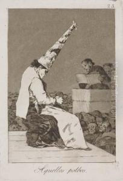Untitled Oil Painting by Francisco De Goya y Lucientes