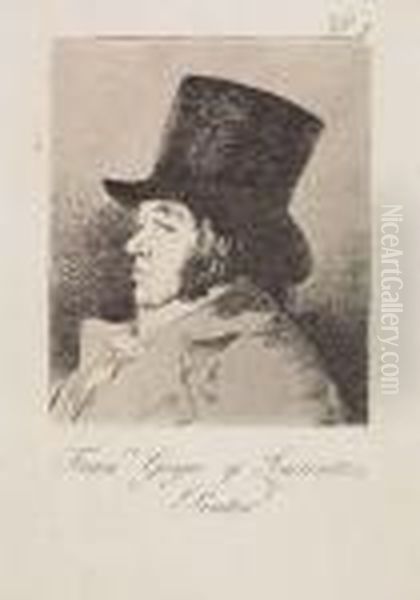 Untitled Oil Painting by Francisco De Goya y Lucientes