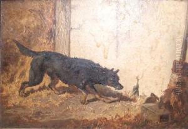 Ratting Oil Painting by Vincent de Vos