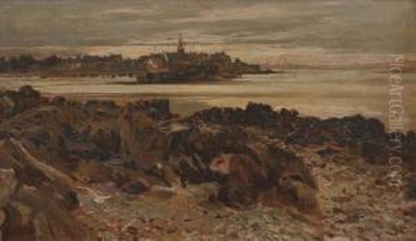 Roscoff Oil Painting by Jan Dedina