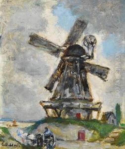 Muhle Von Altwarp Oil Painting by Eugene Dekkert