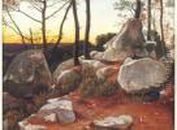 S Oil Painting by Alexandre Desgoffe