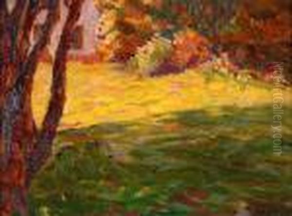 Le Jardin Oil Painting by Leon Detroy