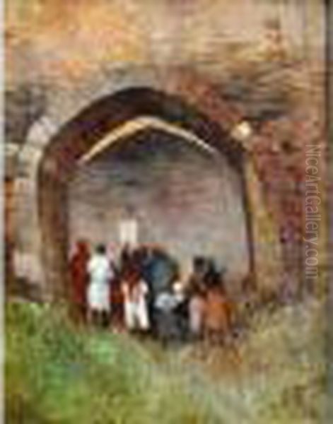 lannonce  Oil Painting by Leon Detroy