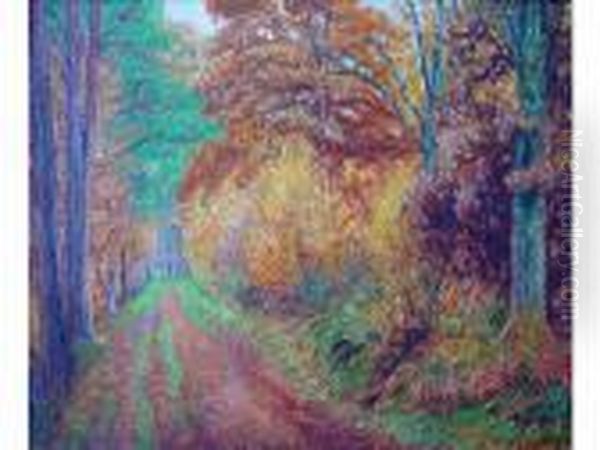  Lechemin  Oil Painting by Leon Detroy