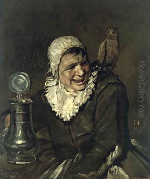 Malle Babbe, 1869 Oil Painting by Gustave Courbet