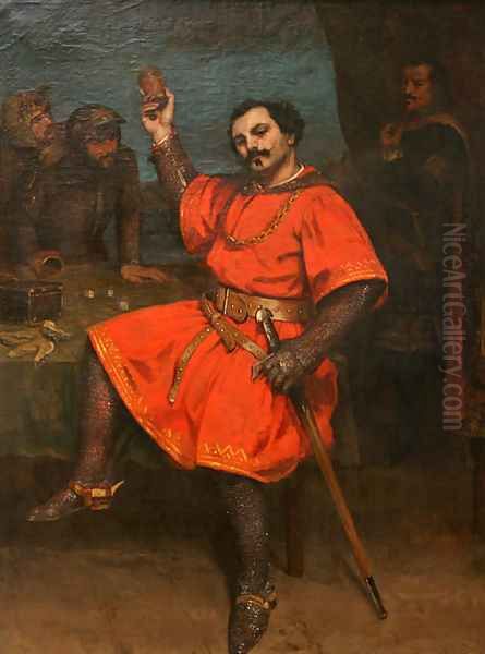 Louis Gueymard (1822-1880) as Robert le Diable Oil Painting by Gustave Courbet