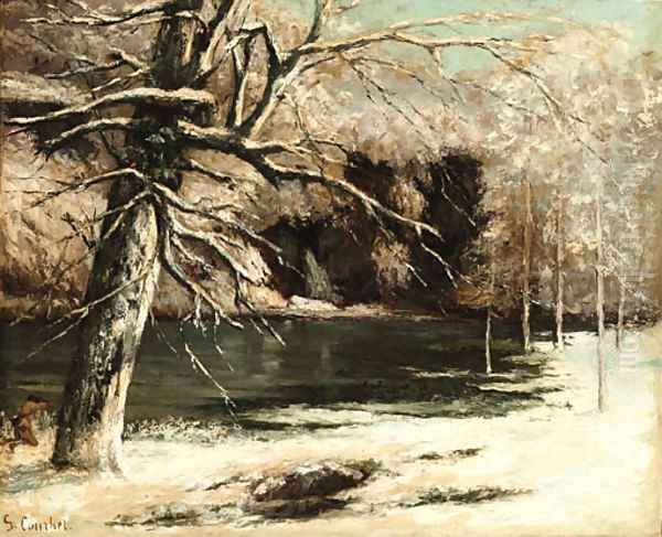 Le chasseur d'eau Oil Painting by Gustave Courbet