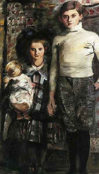 Thomas and Wilhelmine Oil Painting by Lovis (Franz Heinrich Louis) Corinth